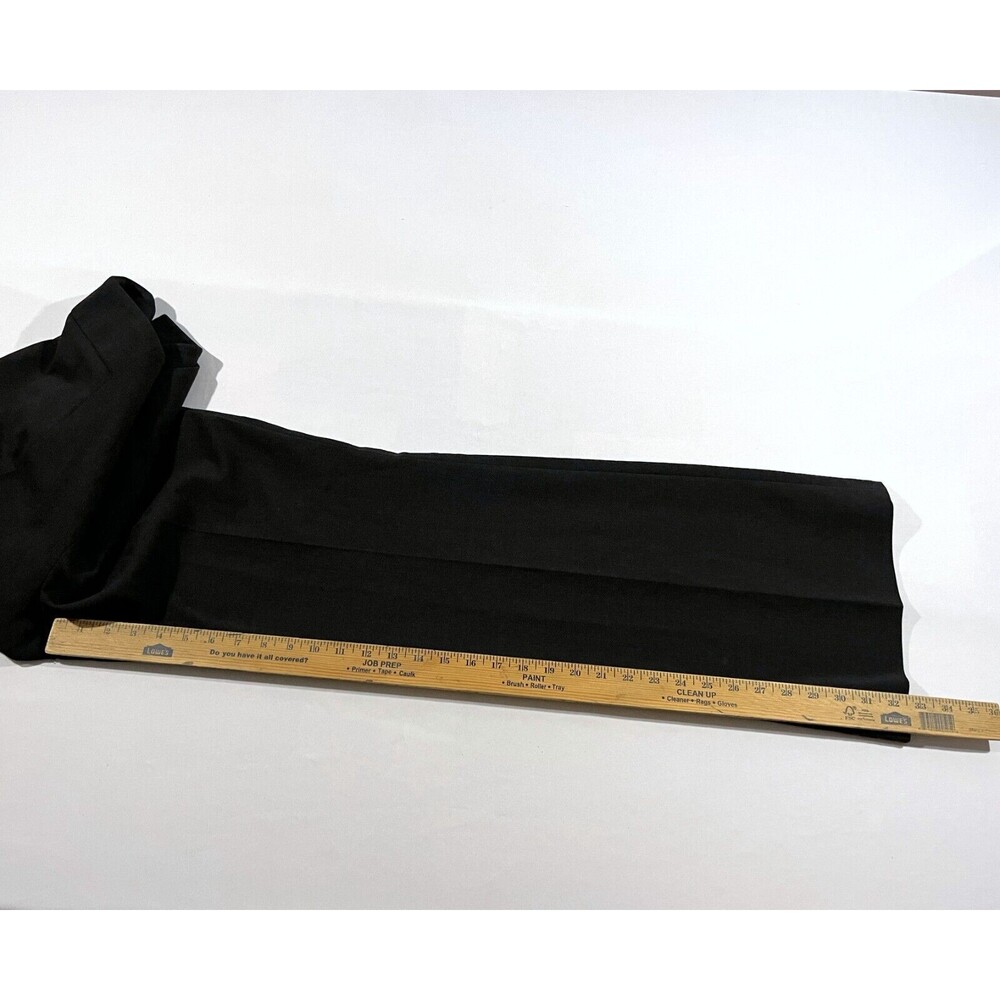 Akris Pants Womens US Sz 12 Black Wool Dress Trousers Career Wide Leg - Picture 6 of 10